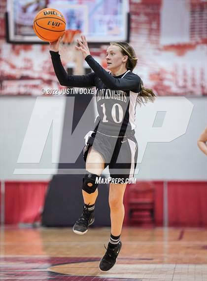 Thumbnail 2 in GV Christian vs. Round Mountain (NIAA Class 1A State Girls Quarterfinal) photogallery.