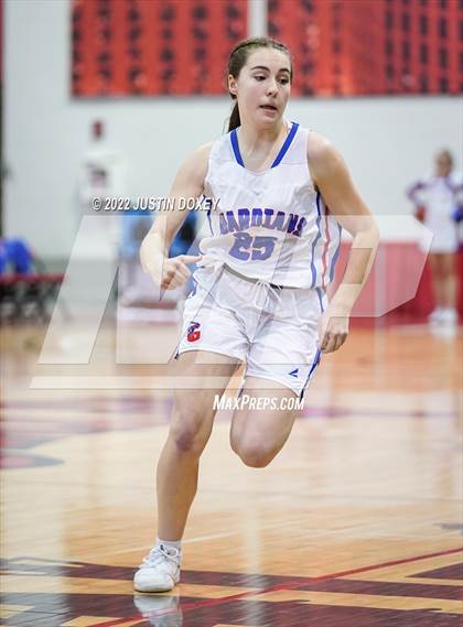 Thumbnail 1 in GV Christian vs. Round Mountain (NIAA Class 1A State Girls Quarterfinal) photogallery.