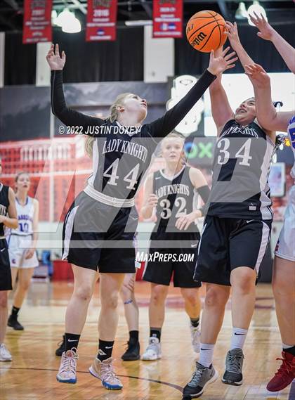Thumbnail 2 in GV Christian vs. Round Mountain (NIAA Class 1A State Girls Quarterfinal) photogallery.