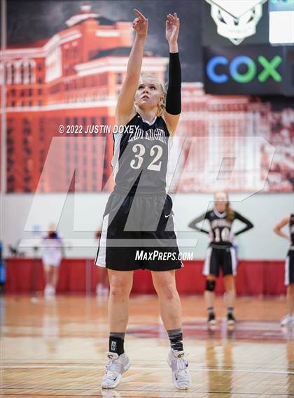 Thumbnail 3 in GV Christian vs. Round Mountain (NIAA Class 1A State Girls Quarterfinal) photogallery.