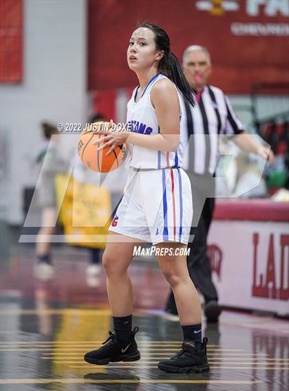 Thumbnail 3 in GV Christian vs. Round Mountain (NIAA Class 1A State Girls Quarterfinal) photogallery.
