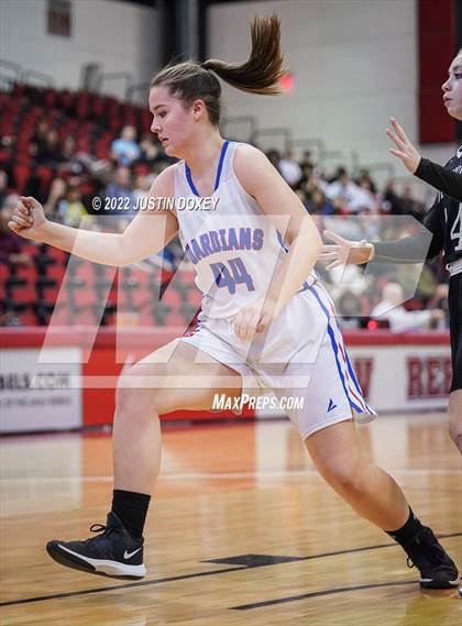 Thumbnail 3 in GV Christian vs. Round Mountain (NIAA Class 1A State Girls Quarterfinal) photogallery.