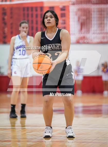 Thumbnail 2 in GV Christian vs. Round Mountain (NIAA Class 1A State Girls Quarterfinal) photogallery.