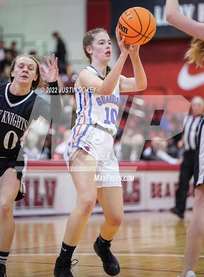 Thumbnail 1 in GV Christian vs. Round Mountain (NIAA Class 1A State Girls Quarterfinal) photogallery.