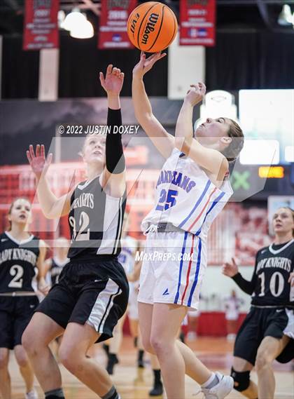 Thumbnail 3 in GV Christian vs. Round Mountain (NIAA Class 1A State Girls Quarterfinal) photogallery.