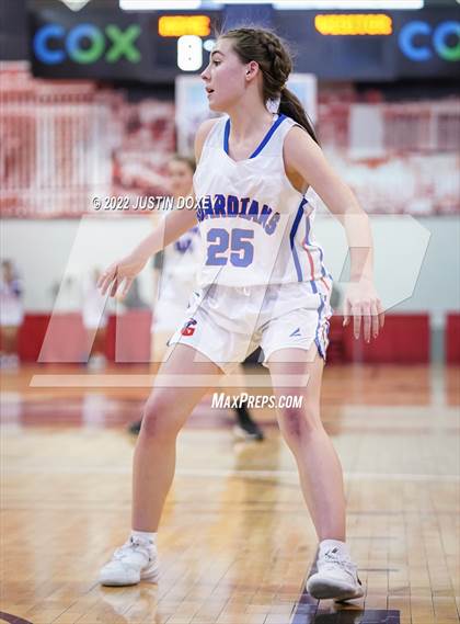 Thumbnail 3 in GV Christian vs. Round Mountain (NIAA Class 1A State Girls Quarterfinal) photogallery.