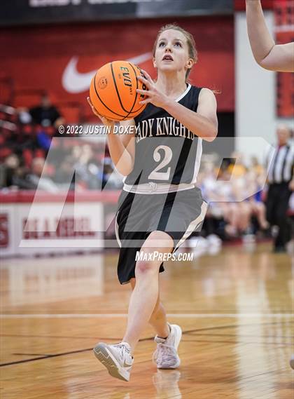 Thumbnail 1 in GV Christian vs. Round Mountain (NIAA Class 1A State Girls Quarterfinal) photogallery.