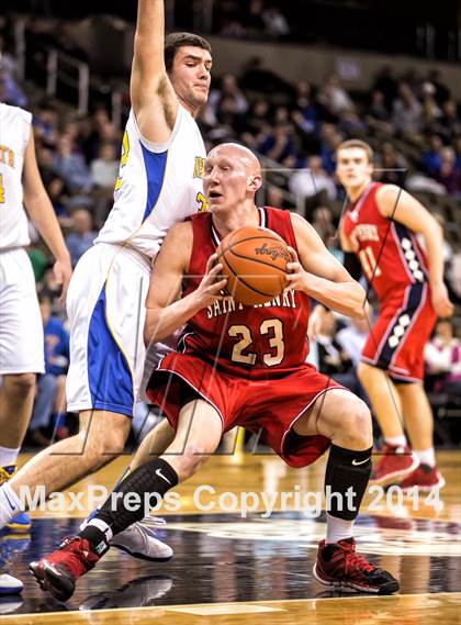 Thumbnail 3 in St. Henry vs Newport Central Catholic (KHSAA Ninth Region Tournament) photogallery.