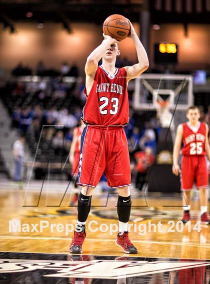 Thumbnail 3 in St. Henry vs Newport Central Catholic (KHSAA Ninth Region Tournament) photogallery.