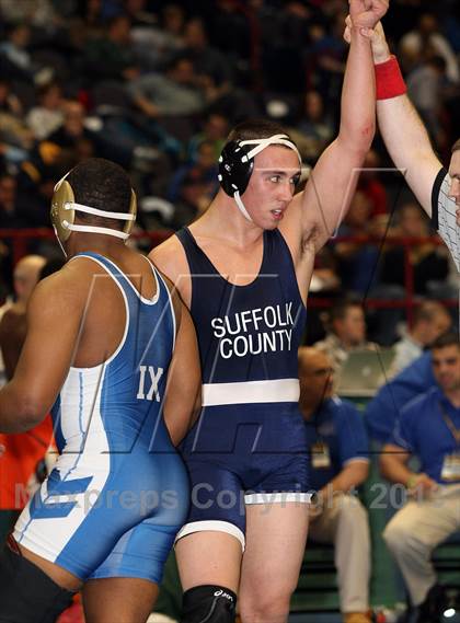 Thumbnail 2 in NYSPHSAA D1 Boys Wrestling Championships (Prelims/Quarterfinals) photogallery.