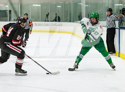 Thumbnail 1 in New Trier (Green) vs Benet Academy photogallery.