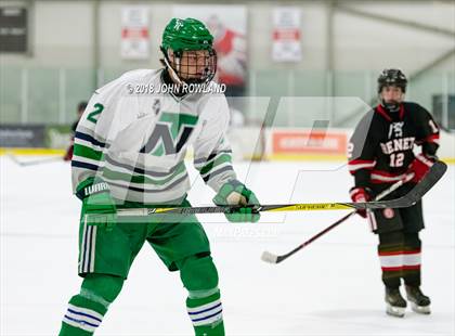 Thumbnail 1 in New Trier (Green) vs Benet Academy photogallery.