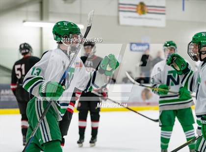Thumbnail 1 in New Trier (Green) vs Benet Academy photogallery.
