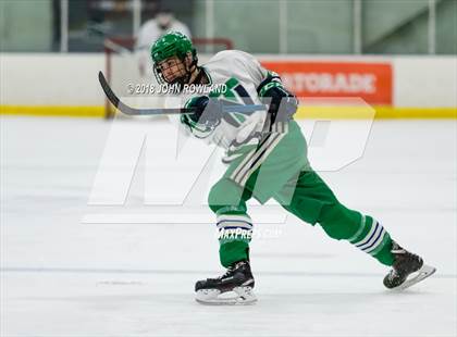 Thumbnail 2 in New Trier (Green) vs Benet Academy photogallery.