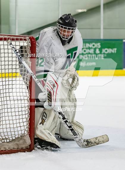 Thumbnail 2 in New Trier (Green) vs Benet Academy photogallery.