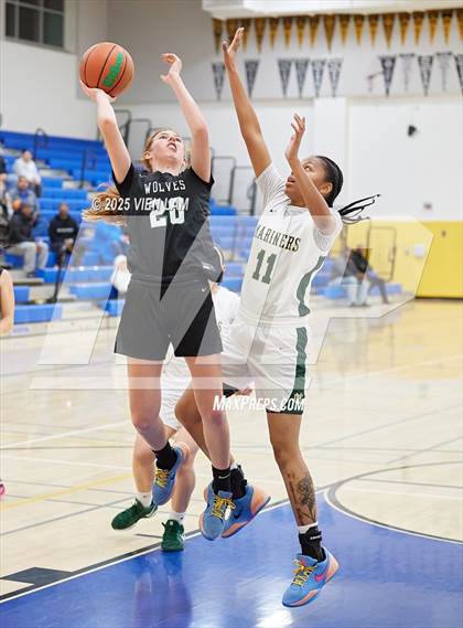 Thumbnail 3 in San Ramon Valley vs. Moreau Catholic (Pinole Valley Tip-Off Classic) photogallery.