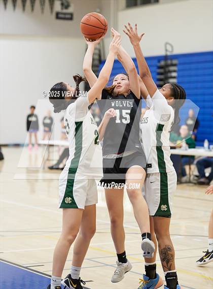 Thumbnail 1 in San Ramon Valley vs. Moreau Catholic (Pinole Valley Tip-Off Classic) photogallery.