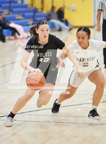 Thumbnail 3 in San Ramon Valley vs. Moreau Catholic (Pinole Valley Tip-Off Classic) photogallery.