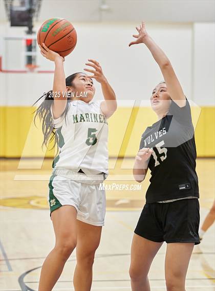Thumbnail 3 in San Ramon Valley vs. Moreau Catholic (Pinole Valley Tip-Off Classic) photogallery.