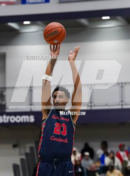 Thumbnail 1 in Indianapolis Crispus Attucks vs. East Chicago Central (Sneakers for Santa Shootout) photogallery.