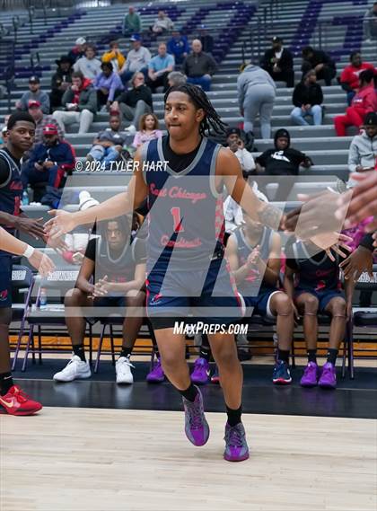 Thumbnail 2 in Indianapolis Crispus Attucks vs. East Chicago Central (Sneakers for Santa Shootout) photogallery.