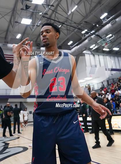 Thumbnail 2 in Indianapolis Crispus Attucks vs. East Chicago Central (Sneakers for Santa Shootout) photogallery.