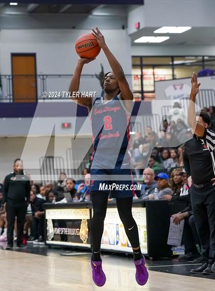 Thumbnail 1 in Indianapolis Crispus Attucks vs. East Chicago Central (Sneakers for Santa Shootout) photogallery.