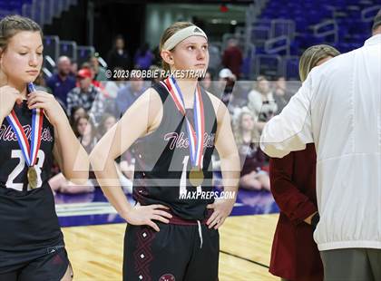 Thumbnail 2 in Lipan vs. Martins Mill (UIL 2A Basketball State Semifinal Medal Ceremony) photogallery.