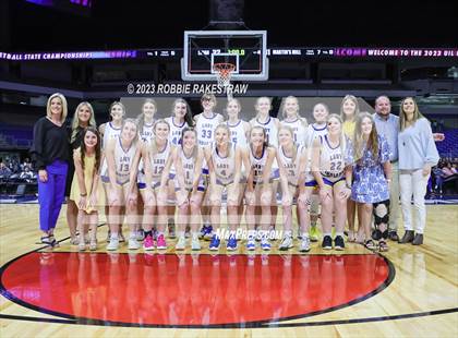 Thumbnail 3 in Lipan vs. Martins Mill (UIL 2A Basketball State Semifinal Medal Ceremony) photogallery.