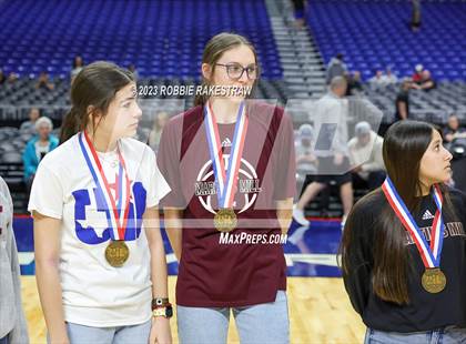 Thumbnail 1 in Lipan vs. Martins Mill (UIL 2A Basketball State Semifinal Medal Ceremony) photogallery.