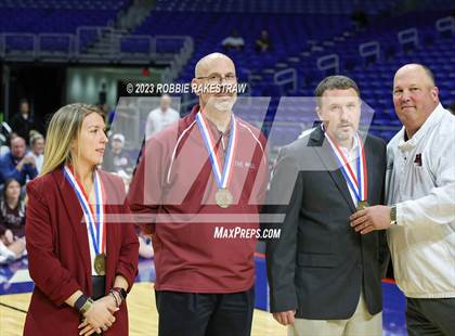 Thumbnail 1 in Lipan vs. Martins Mill (UIL 2A Basketball State Semifinal Medal Ceremony) photogallery.