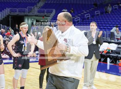 Thumbnail 2 in Lipan vs. Martins Mill (UIL 2A Basketball State Semifinal Medal Ceremony) photogallery.