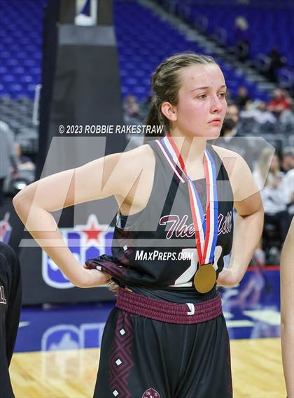 Thumbnail 1 in Lipan vs. Martins Mill (UIL 2A Basketball State Semifinal Medal Ceremony) photogallery.