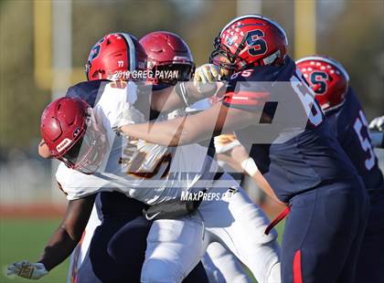 Thumbnail 2 in Cardinal Hayes vs. Archbishop Stepinac (NYCHSFL AAA Final) photogallery.