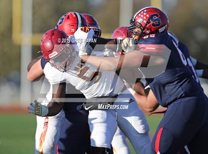 Thumbnail 1 in Cardinal Hayes vs. Archbishop Stepinac (NYCHSFL AAA Final) photogallery.