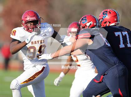 Thumbnail 1 in Cardinal Hayes vs. Archbishop Stepinac (NYCHSFL AAA Final) photogallery.