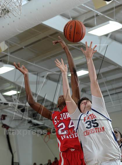 Thumbnail 1 in Faith Christian vs. St. John's Christian Academy photogallery.