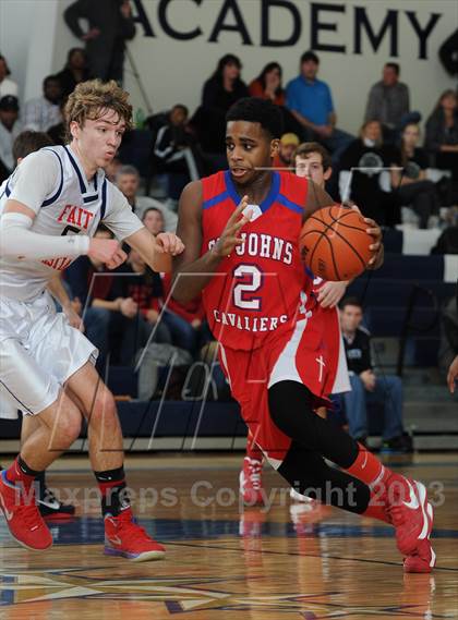 Thumbnail 1 in Faith Christian vs. St. John's Christian Academy photogallery.