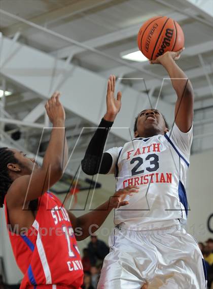 Thumbnail 2 in Faith Christian vs. St. John's Christian Academy photogallery.