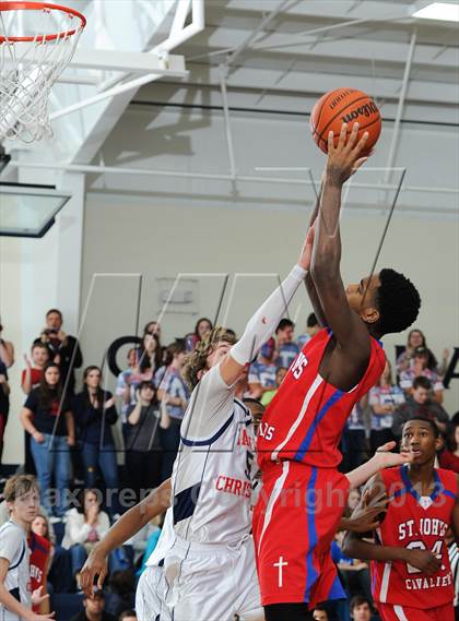 Thumbnail 2 in Faith Christian vs. St. John's Christian Academy photogallery.