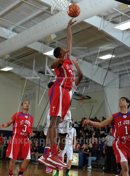 Thumbnail 3 in Faith Christian vs. St. John's Christian Academy photogallery.