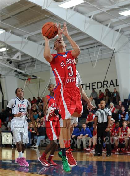 Thumbnail 1 in Faith Christian vs. St. John's Christian Academy photogallery.