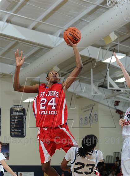 Thumbnail 3 in Faith Christian vs. St. John's Christian Academy photogallery.