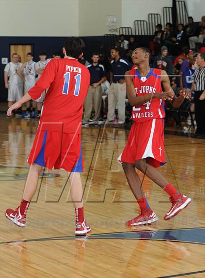 Thumbnail 2 in Faith Christian vs. St. John's Christian Academy photogallery.