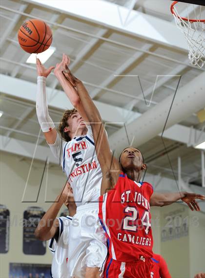 Thumbnail 1 in Faith Christian vs. St. John's Christian Academy photogallery.