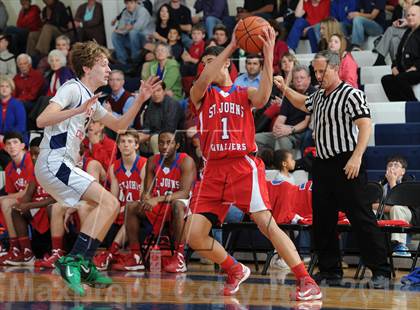 Thumbnail 3 in Faith Christian vs. St. John's Christian Academy photogallery.