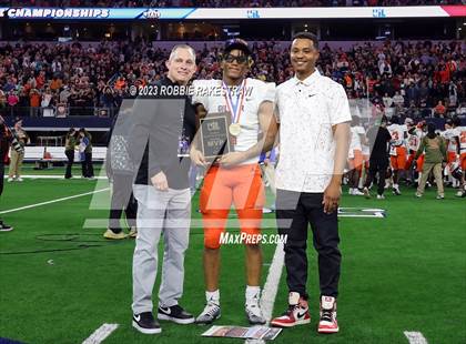 Thumbnail 3 in Gilmer vs. Bellville (UIL 4A D2 Football Final Medal Ceremony) photogallery.