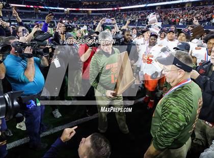 Thumbnail 2 in Gilmer vs. Bellville (UIL 4A D2 Football Final Medal Ceremony) photogallery.