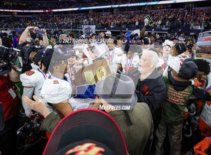Thumbnail 3 in Gilmer vs. Bellville (UIL 4A D2 Football Final Medal Ceremony) photogallery.