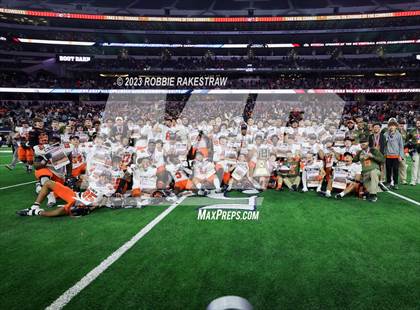 Thumbnail 1 in Gilmer vs. Bellville (UIL 4A D2 Football Final Medal Ceremony) photogallery.